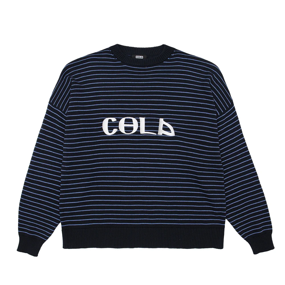 Delos Knit Striped Blue Delos Knit Striped Blue