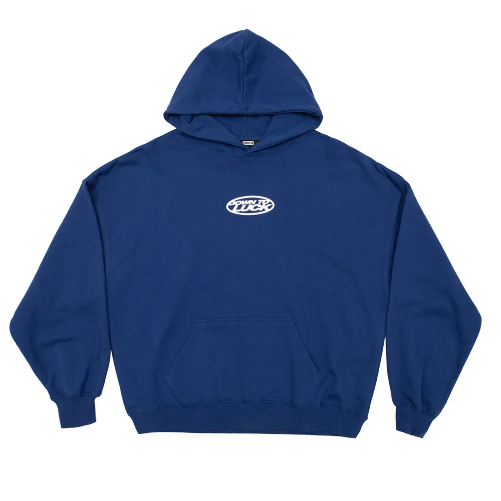Down to Luck Hoodie Bright Blue Down to Luck Hoodie Bright Blue