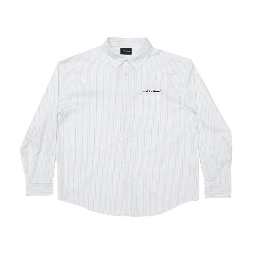 One Pocket Shirt Black Stripes One Pocket Shirt Black Stripes