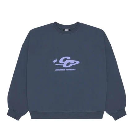CC Logo Star Crewneck Slate Blue