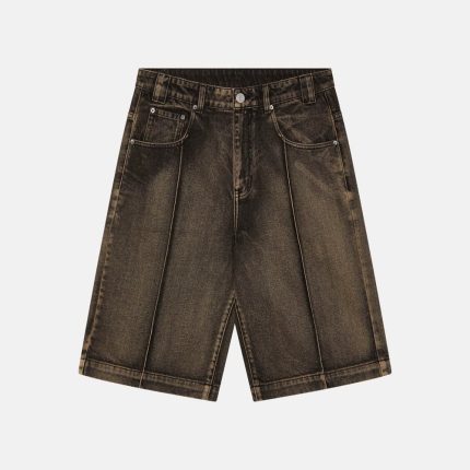 Cold Culture Pintuck Shorts Brown