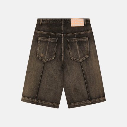 Cold Culture Pintuck Shorts Brown
