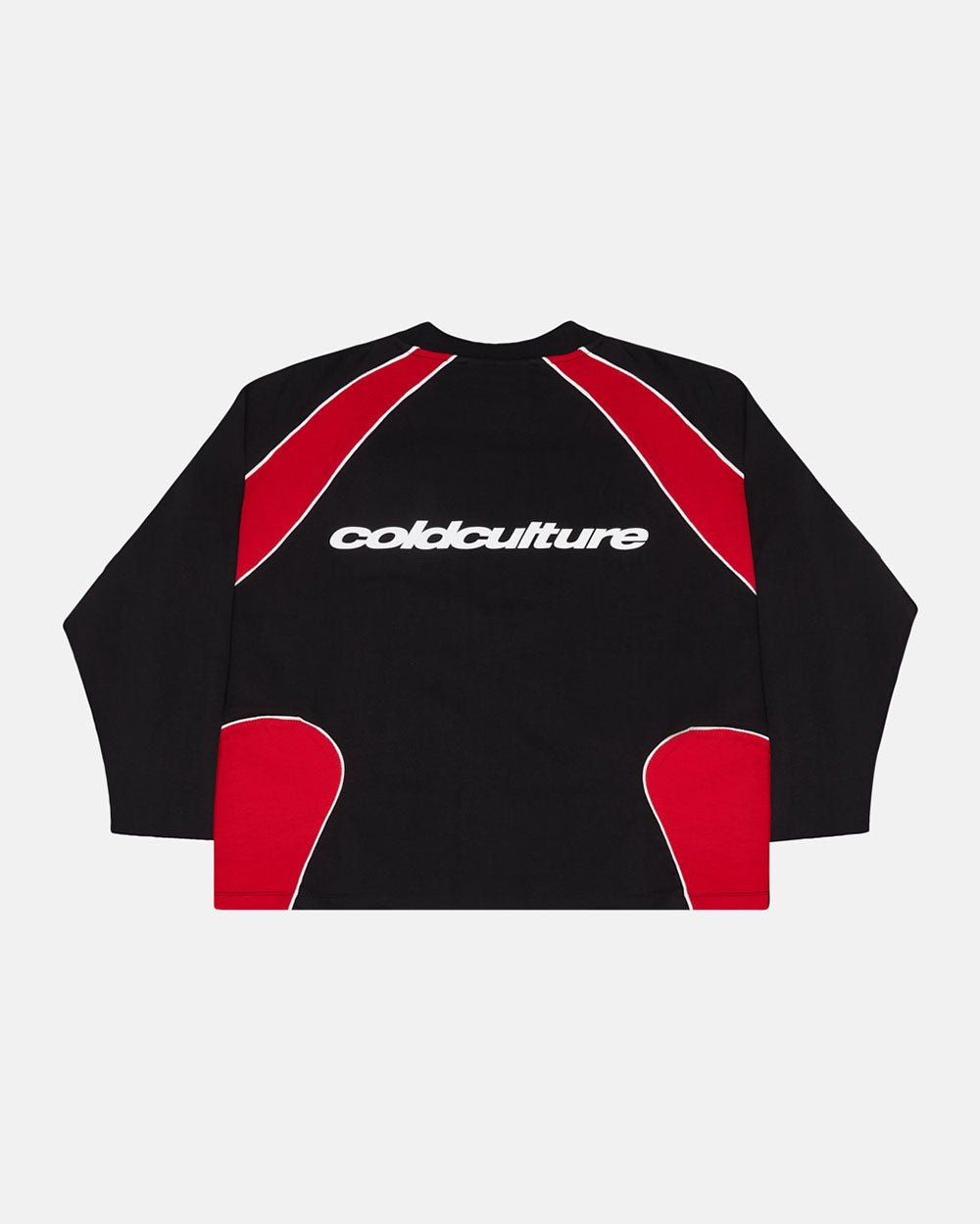 Cold Culture Slider Longsleeve Tee Black & Red (1) Cold Culture Slider Longsleeve Tee Black & Red