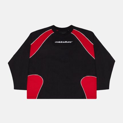 Cold Culture Slider Longsleeve Tee Black & Red